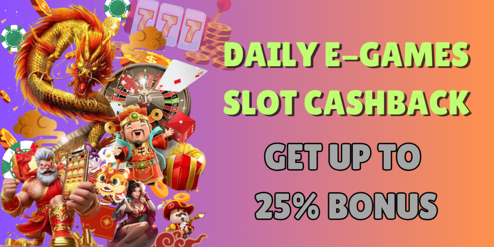 Up to 15% E-Games (Slot) Daily Rebate